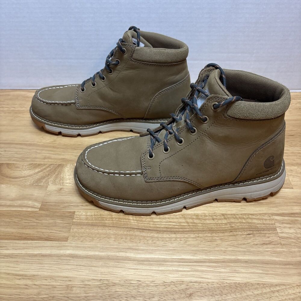 Carhartt Millbrook Moc Toe FM5012-M Soft Toe Men's Size 9.5 M Lace 5” Work Boot - Picture 4 of 12